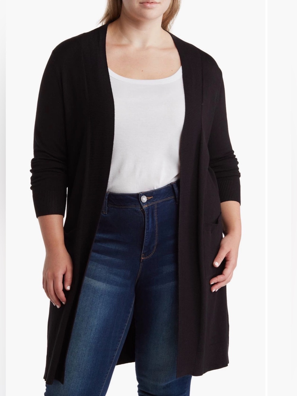 By Design Tunic Length Cardigan